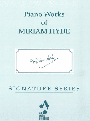 Book cover for Piano Works Of Miriam Hyde