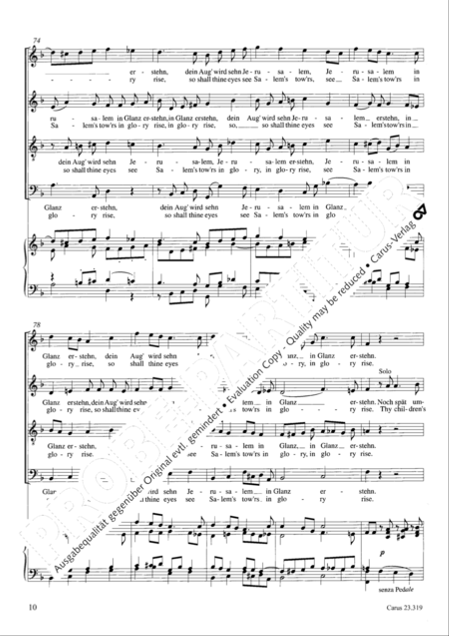 Psalm 128 4-Part scores gallery preview page 11