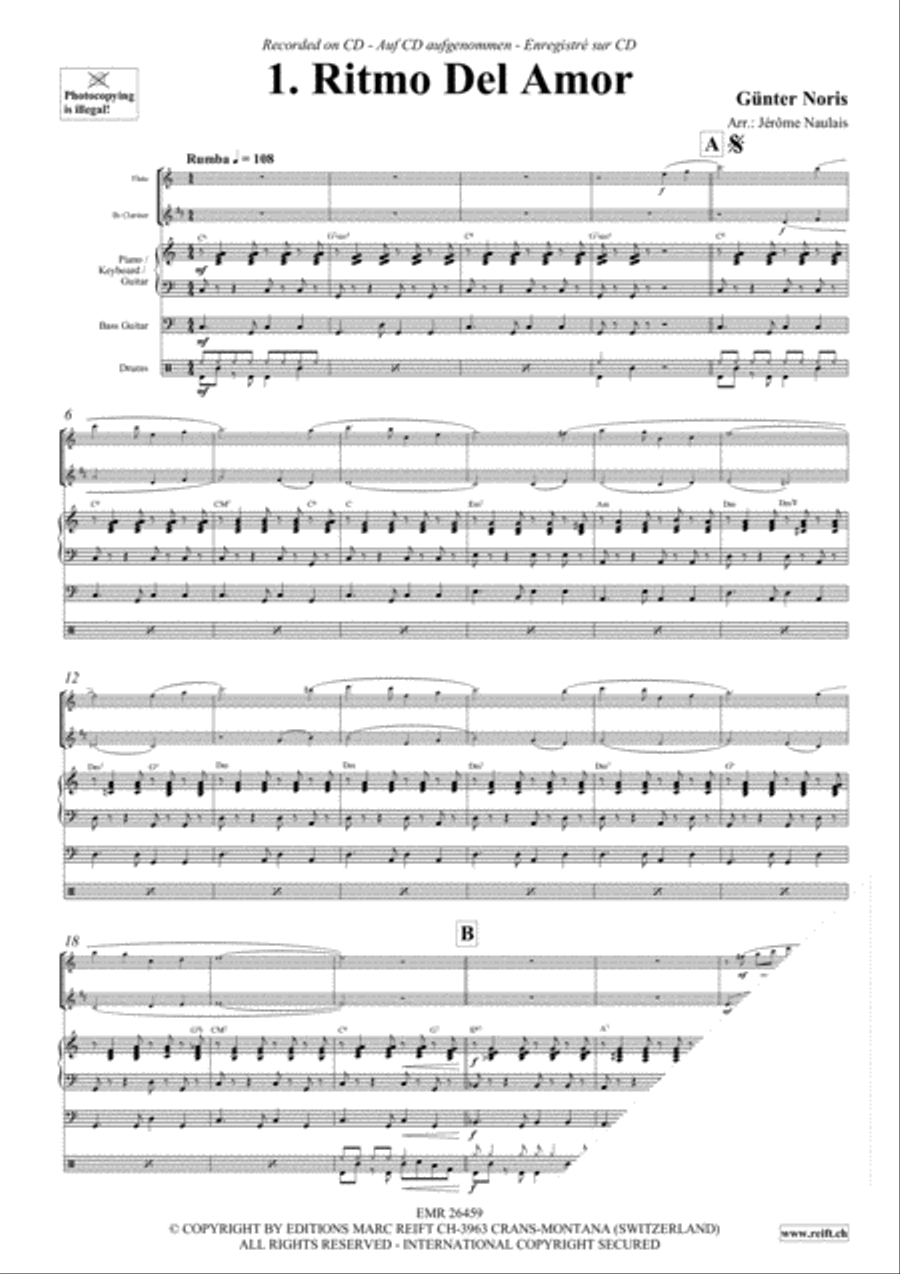 Let's Dance Volume 5 Let's Dance Volume 5 Woodwind Ensemble scores gallery preview page 3