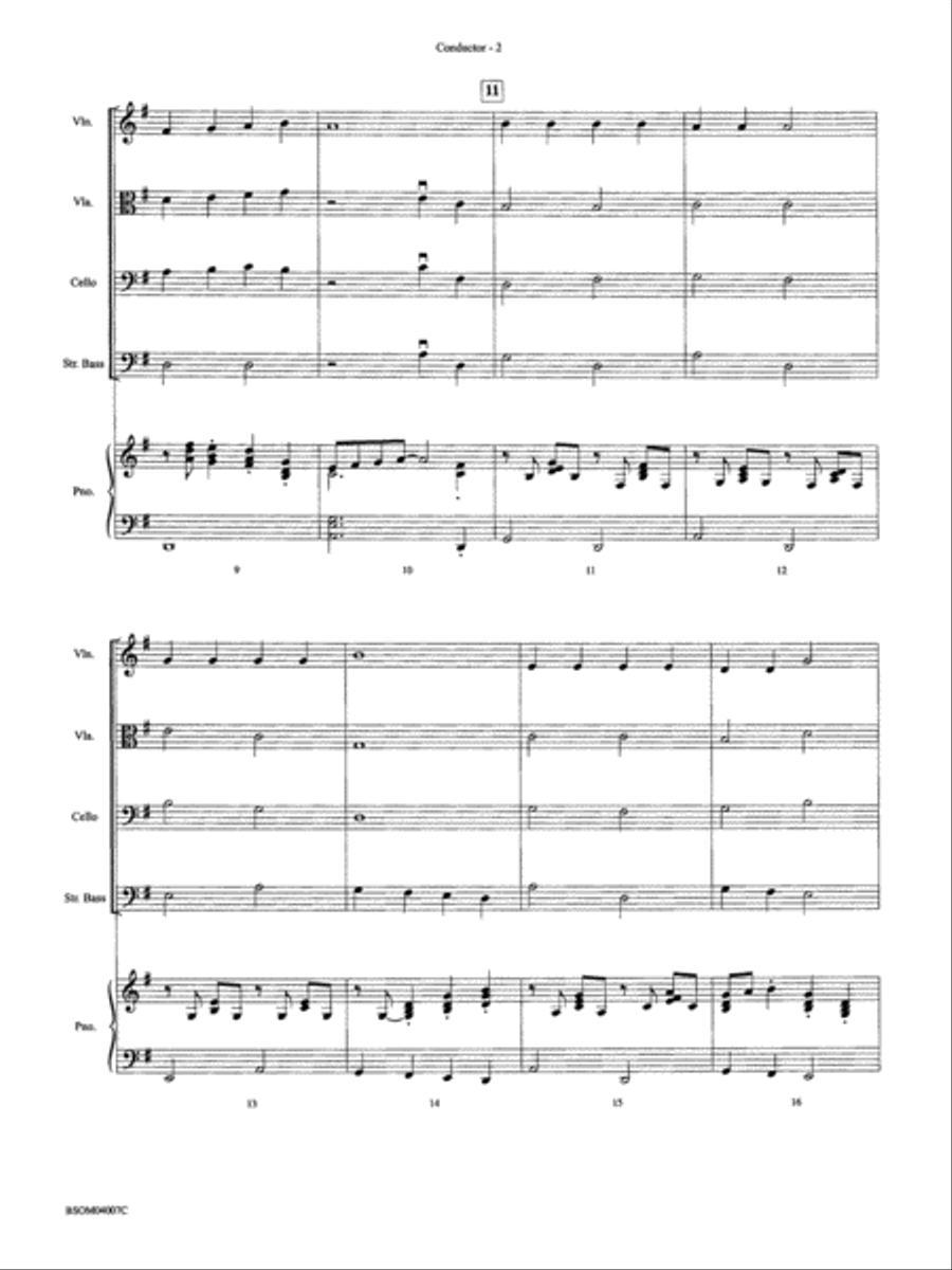 Jazzy Old Saint Nick: Score String Orchestra scores gallery preview page 4