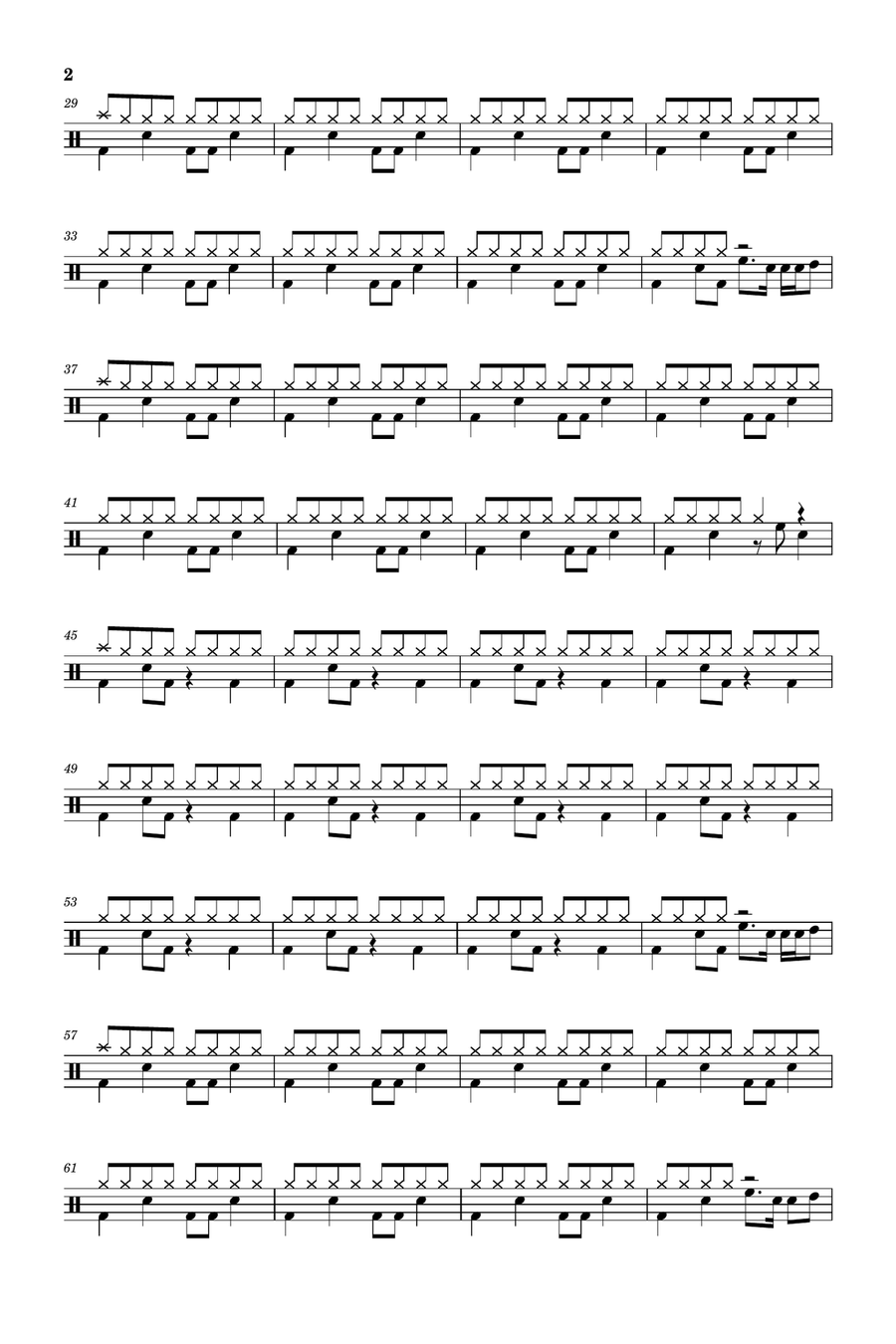 Welcome Drum Set scores gallery preview page 2