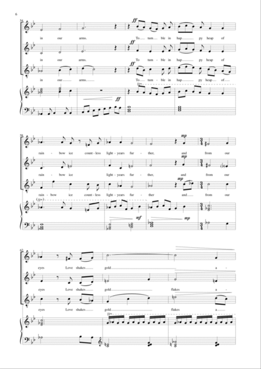 Heaven's Dance (low voices) 3-Part scores gallery preview page 6