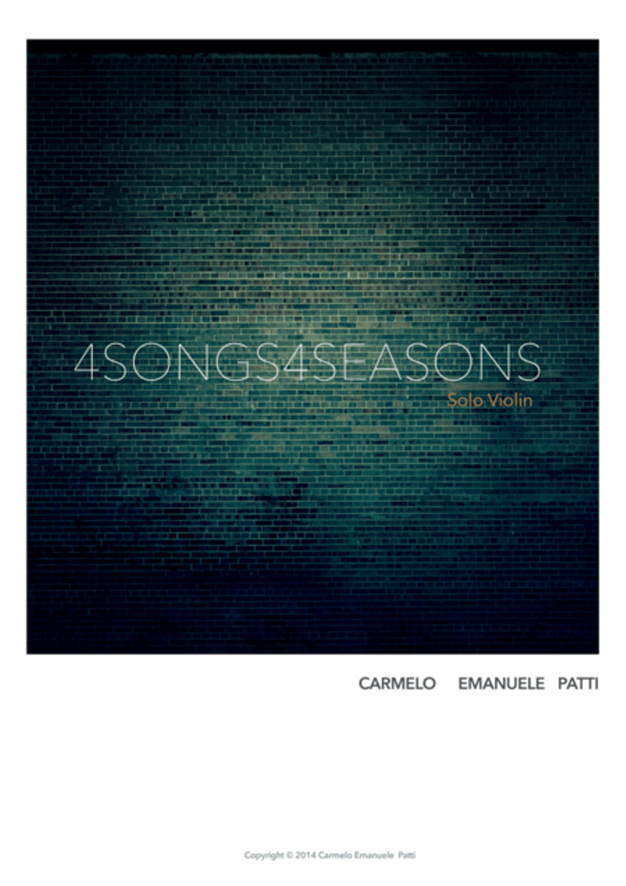 4Songs4Seasons 4Songs4Seasons Violin Solo scores gallery preview page 1