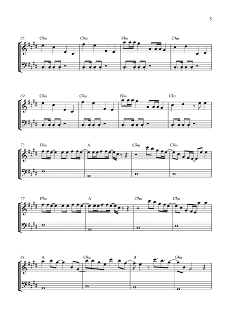 Bloody Mary String Duet scores gallery preview page 5