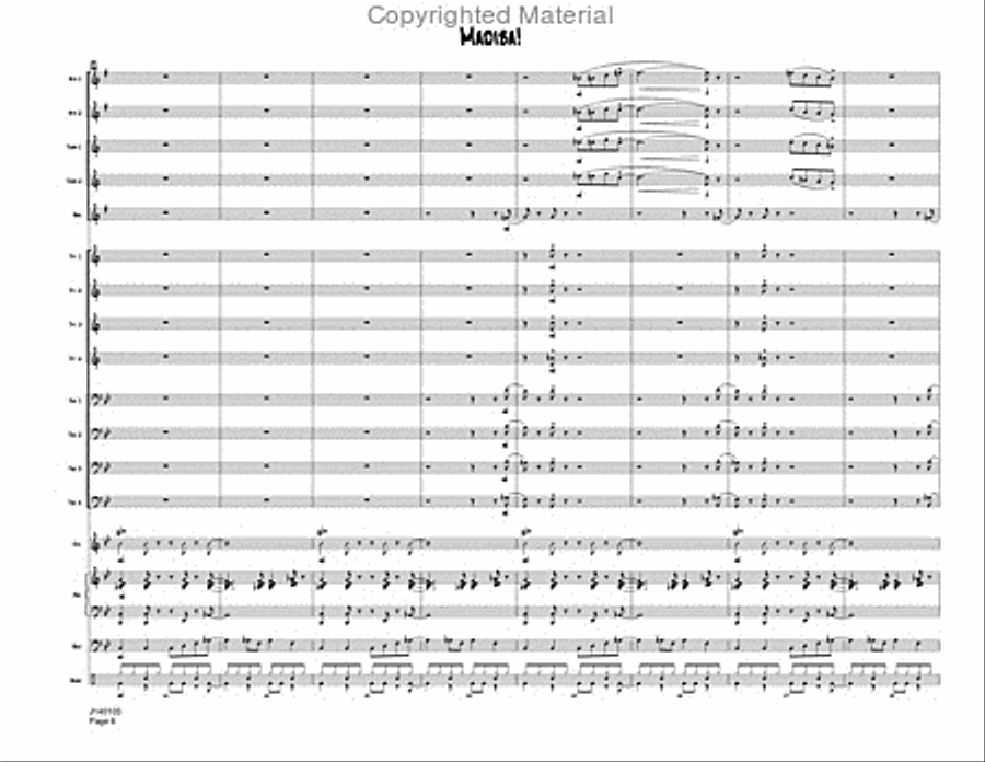 Madiba Jazz Ensemble scores gallery preview page 9