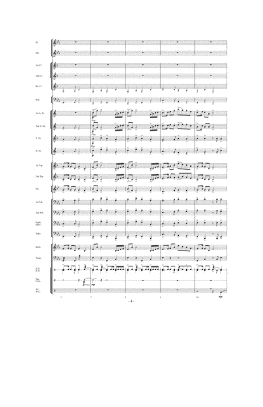 In a Japanese Garden In a Japanese Garden Concert Band scores gallery preview page 3