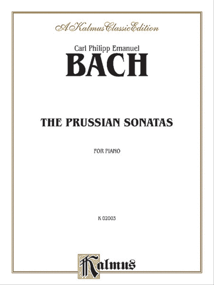 The Prussian Sonatas -- Nos. 1-6 Piano Solo scores gallery preview page 1