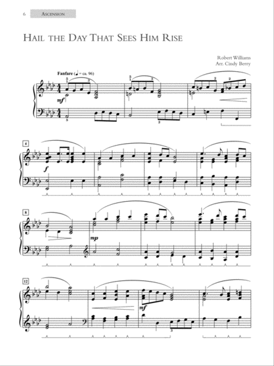 What Can I Play on Sunday?, Book 3: May & June Services: 10 Easily Prepared Piano Arrangements Piano Solo scores gallery preview page 6