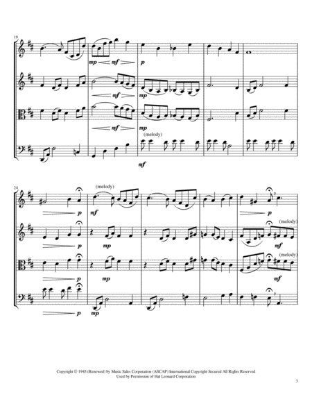 La Vie En Rose - String Trio image number null