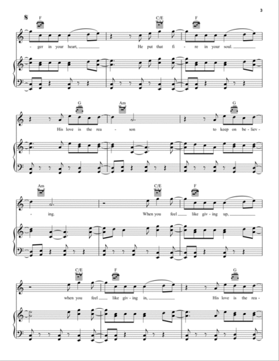 Reason Piano, Vocal, Guitar scores gallery preview page 3