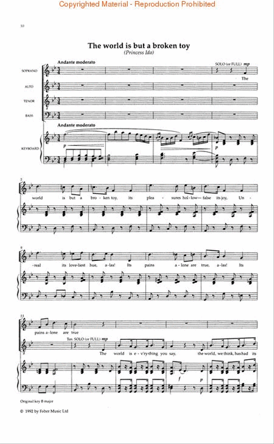 Gilbert & Sullivan Opera Choruses, Vol. 2 4-Part scores gallery preview page 3