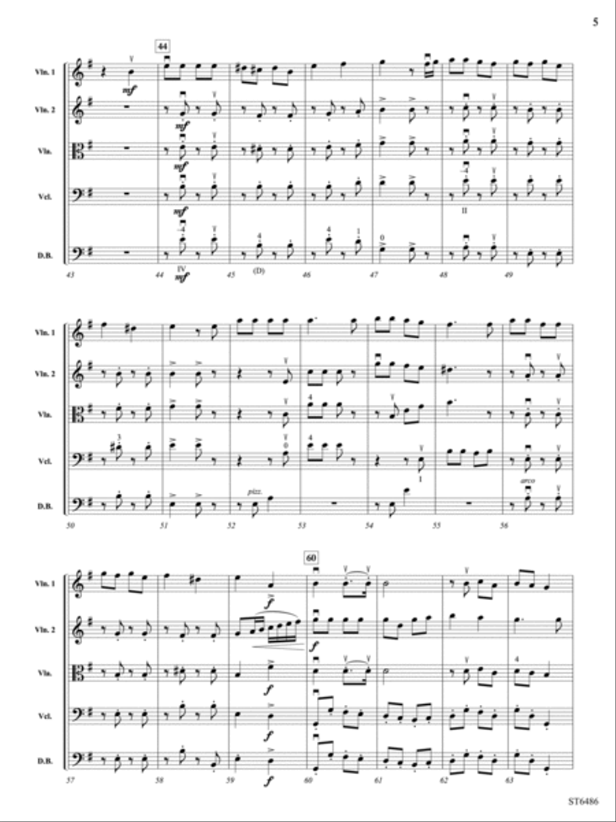Suite Versailles: Score String Orchestra scores gallery preview page 5
