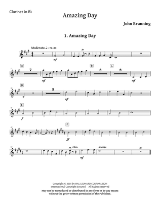 Book cover for Amazing Day - Bb Clarinet
