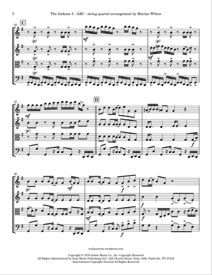 Abc String Quartet scores gallery preview page 3