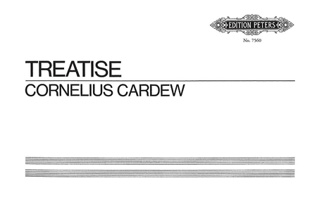 Treatise by Cornelius Cardew Collection / Songbook - Sheet Music