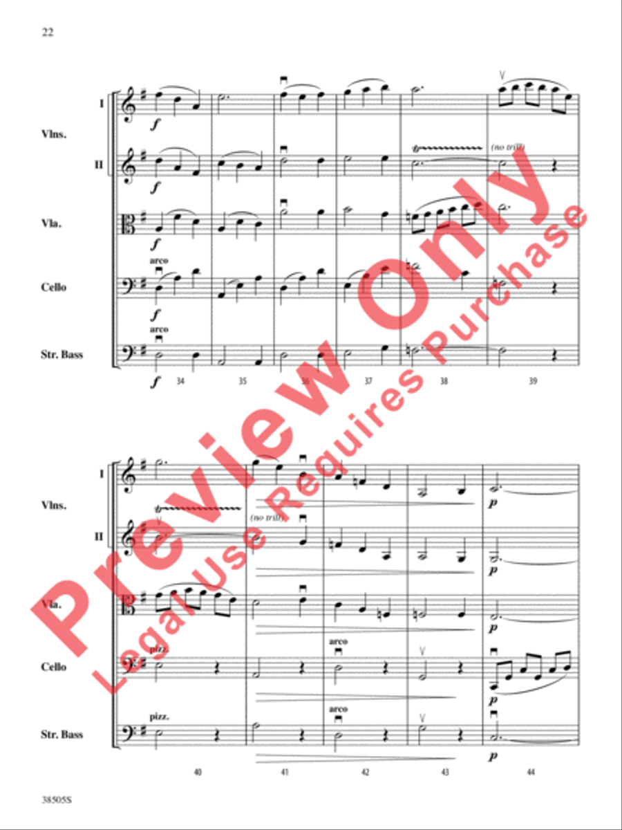 A Wisconsin Tableau String Orchestra scores gallery preview page 23