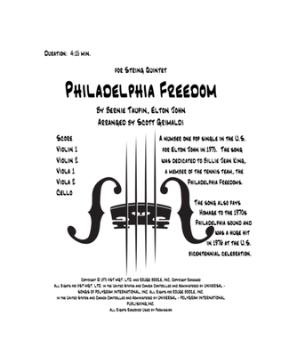 Book cover for Philadelphia Freedom