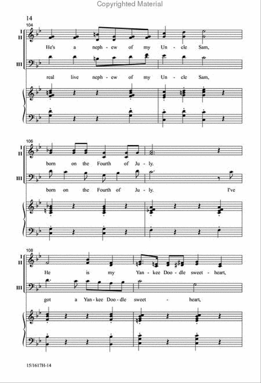 A Patriotic Salute 3-Part scores gallery preview page 13