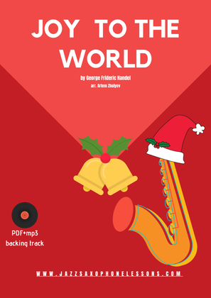 Book cover for Christmas Jazz ¨Joy To The World¨ for Saxophone (Eb)