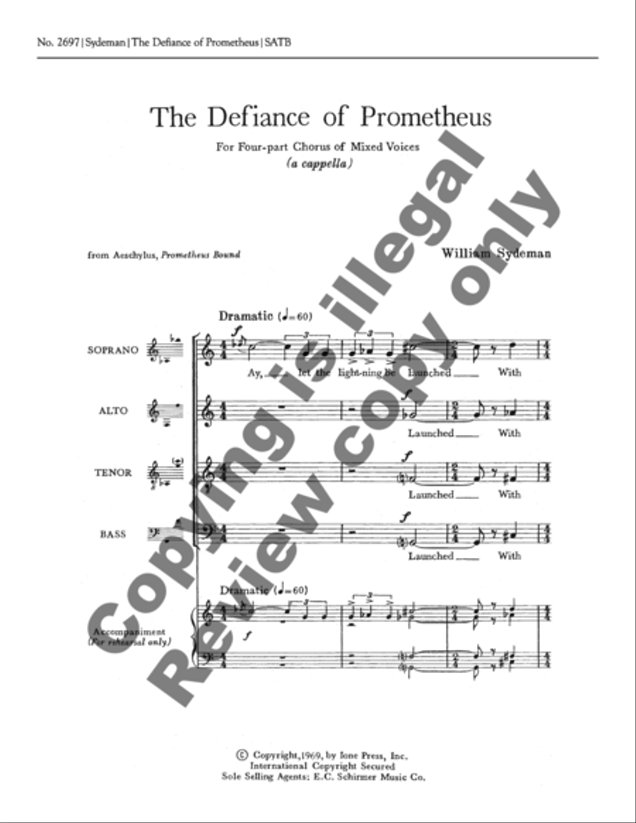 The Defiance of Prometheus 4-Part scores gallery preview page 8