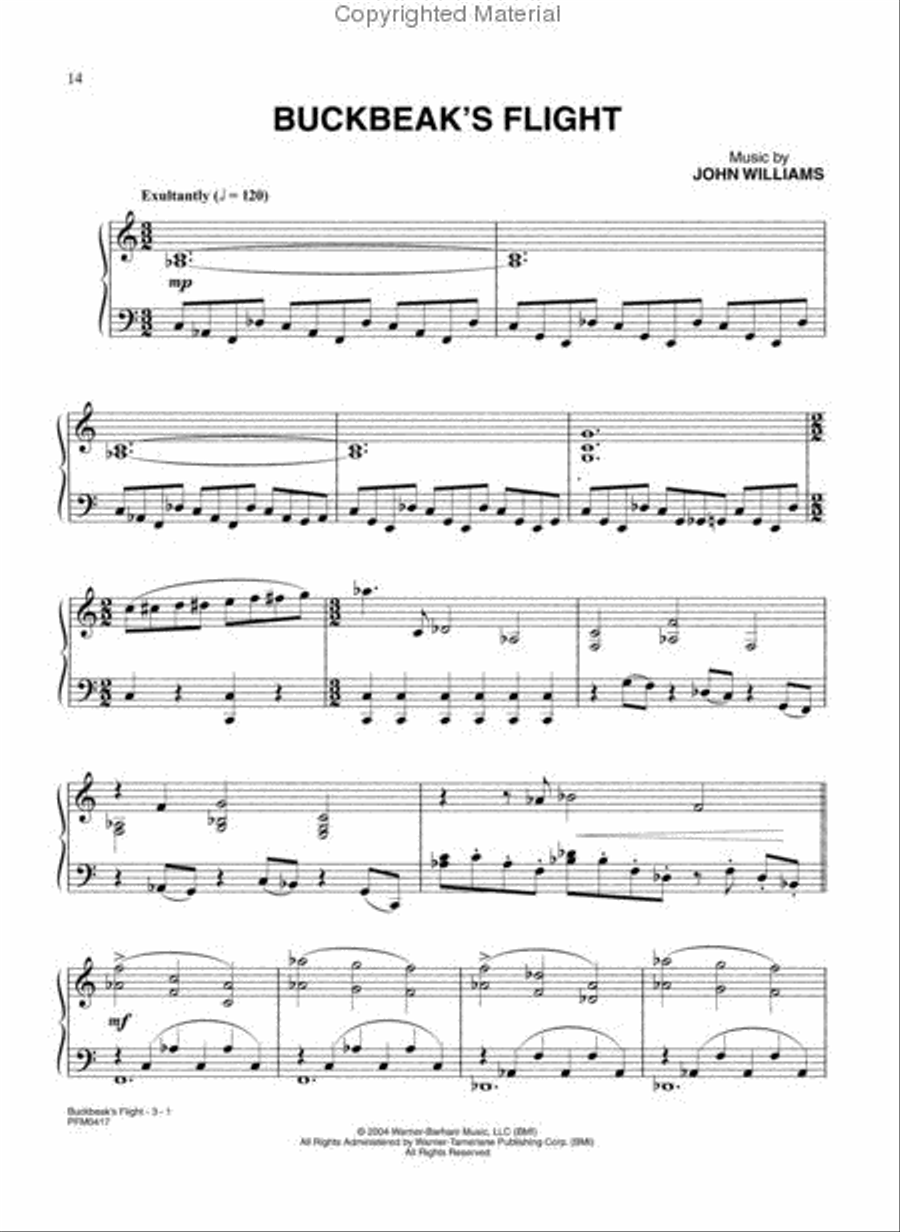 Harry Potter and the Prisoner of Azkaban - Piano Solo Piano Solo scores gallery preview page 3