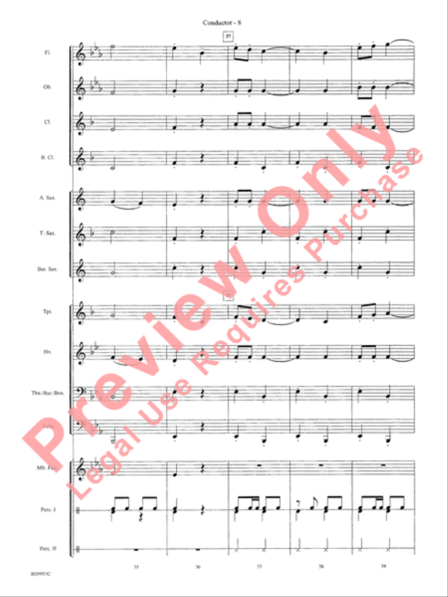 Manhattan Beach Manhattan Beach Concert Band scores gallery preview page 10