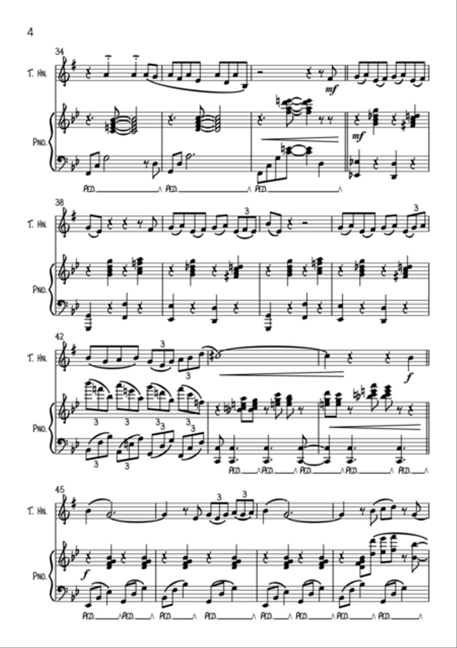 Wonderwall Horn scores gallery preview page 5
