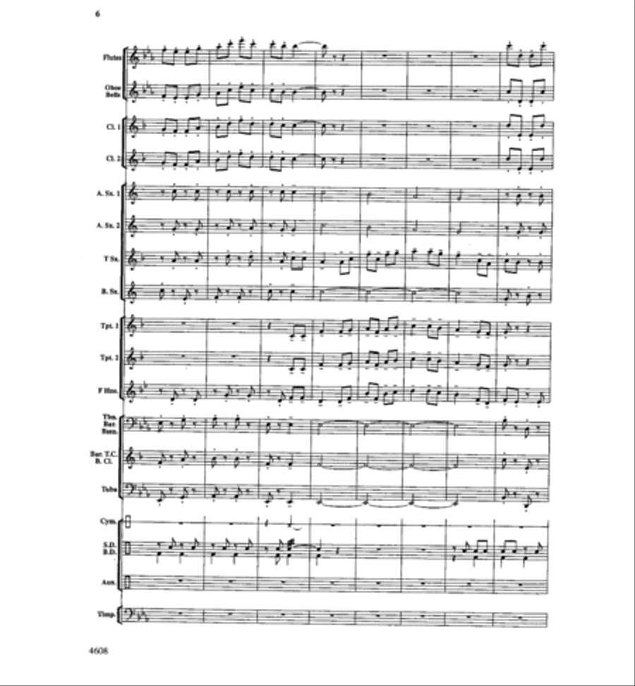 Can-Can You Name These Tunes? Concert Band scores gallery preview page 5