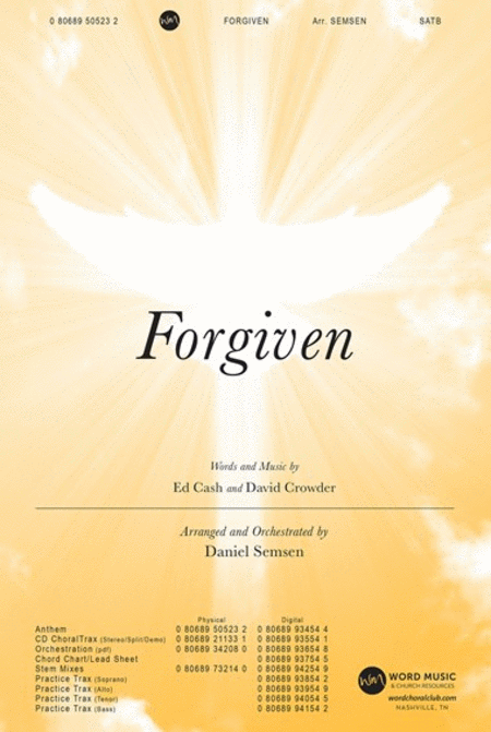 Forgiven - CD ChoralTrax