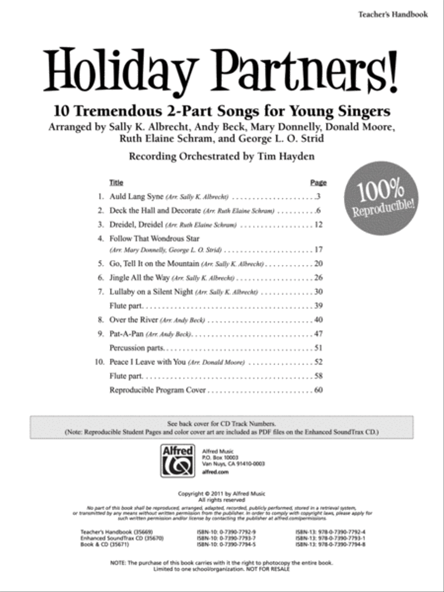 Holiday Partners! Holiday Partners! 2-Part scores gallery preview page 2