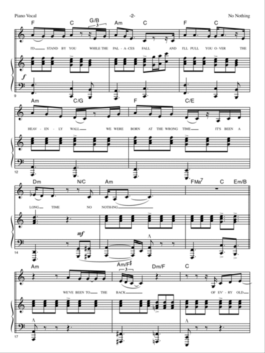 No Nothing Voice scores gallery preview page 2