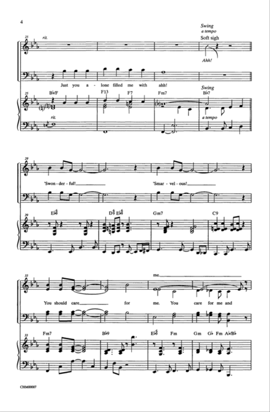 'S Wonderful 'S Wonderful 4-Part scores gallery preview page 4