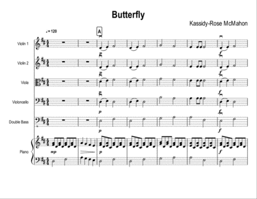 Butterfly String Orchestra scores gallery preview page 2
