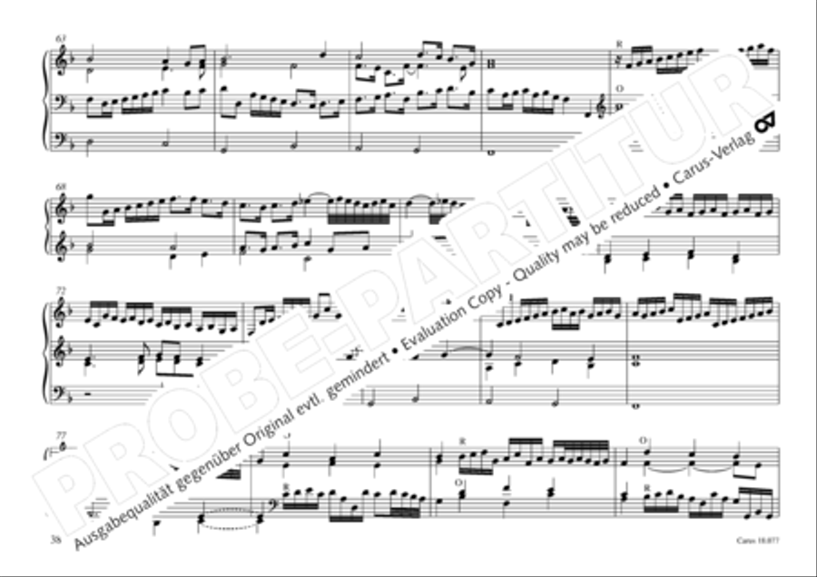 Organ music of the Hasse family Organ Solo scores gallery preview page 39