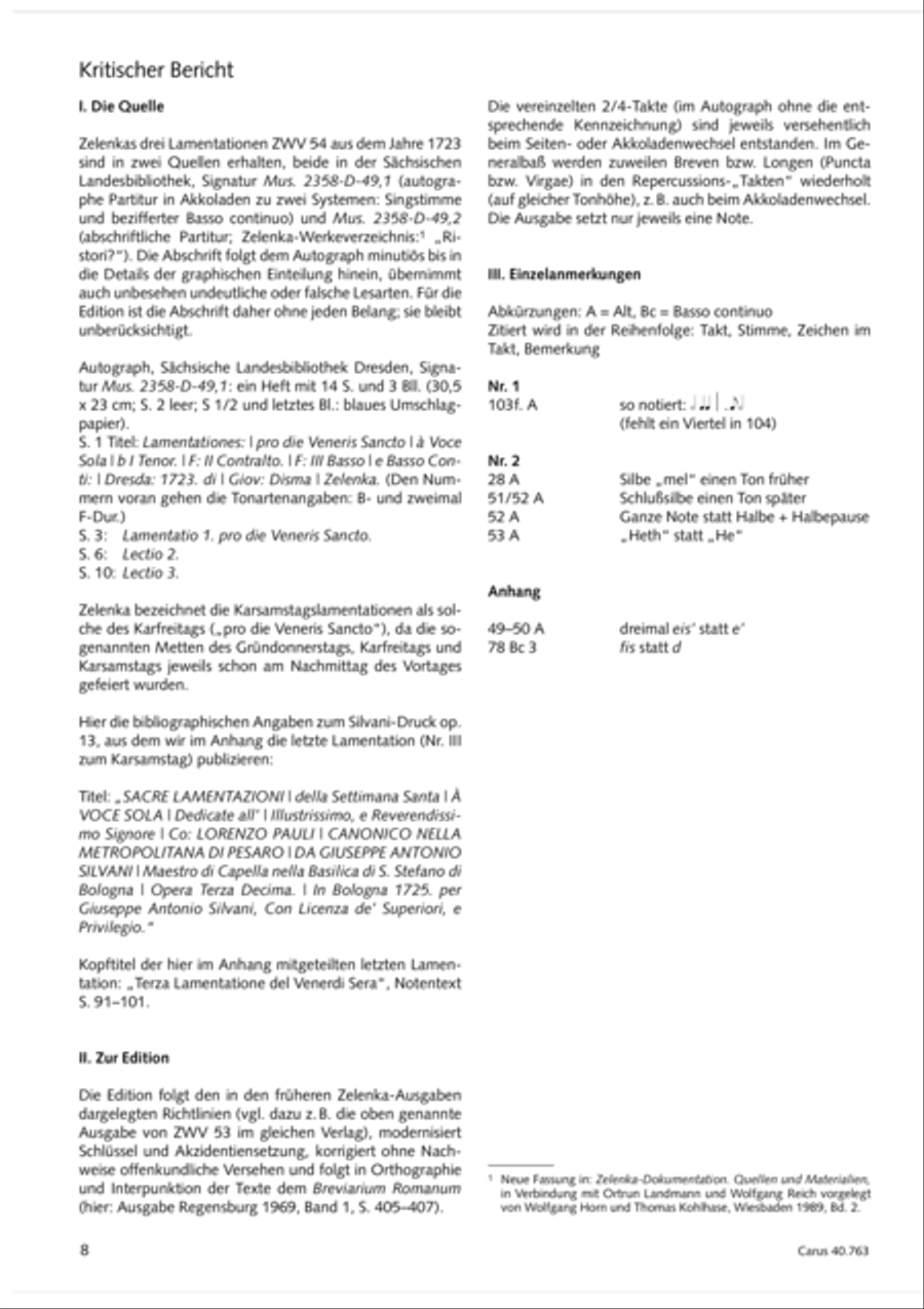 Drei Lamentationen zum Karsamstag Score scores gallery preview page 9