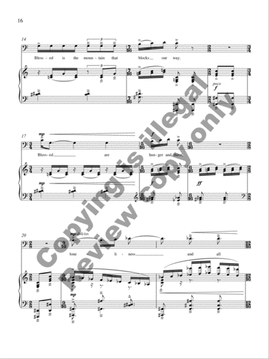 Songs for Baritone, Volume 2 Baritone Voice scores gallery preview page 11