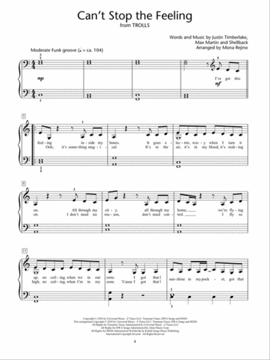Movie Blockbusters - Popular Songs Series Piano Method scores gallery preview page 3
