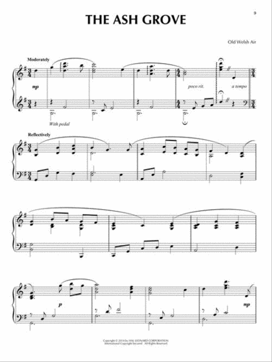 Relaxing Music for Piano Solo Piano Solo scores gallery preview page 5