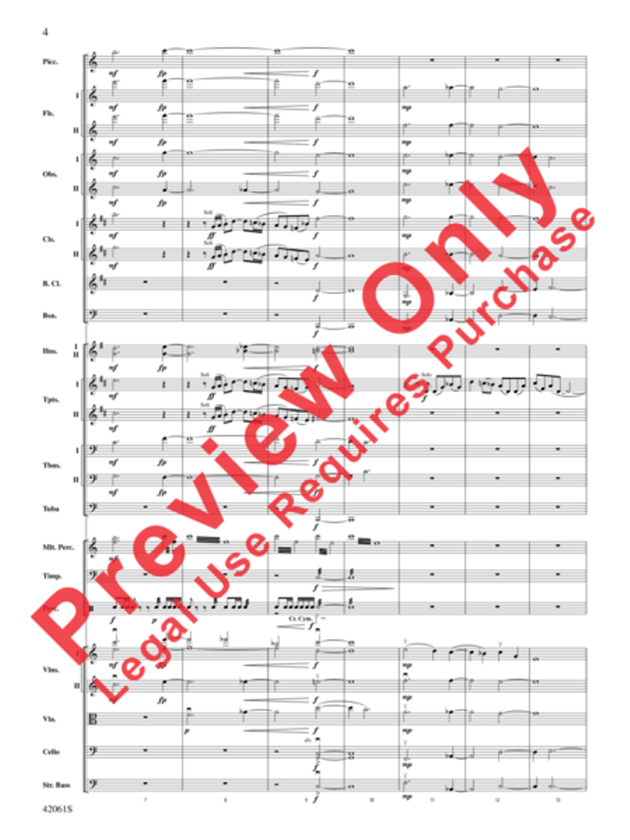 South County Sketches Full Orchestra scores gallery preview page 5