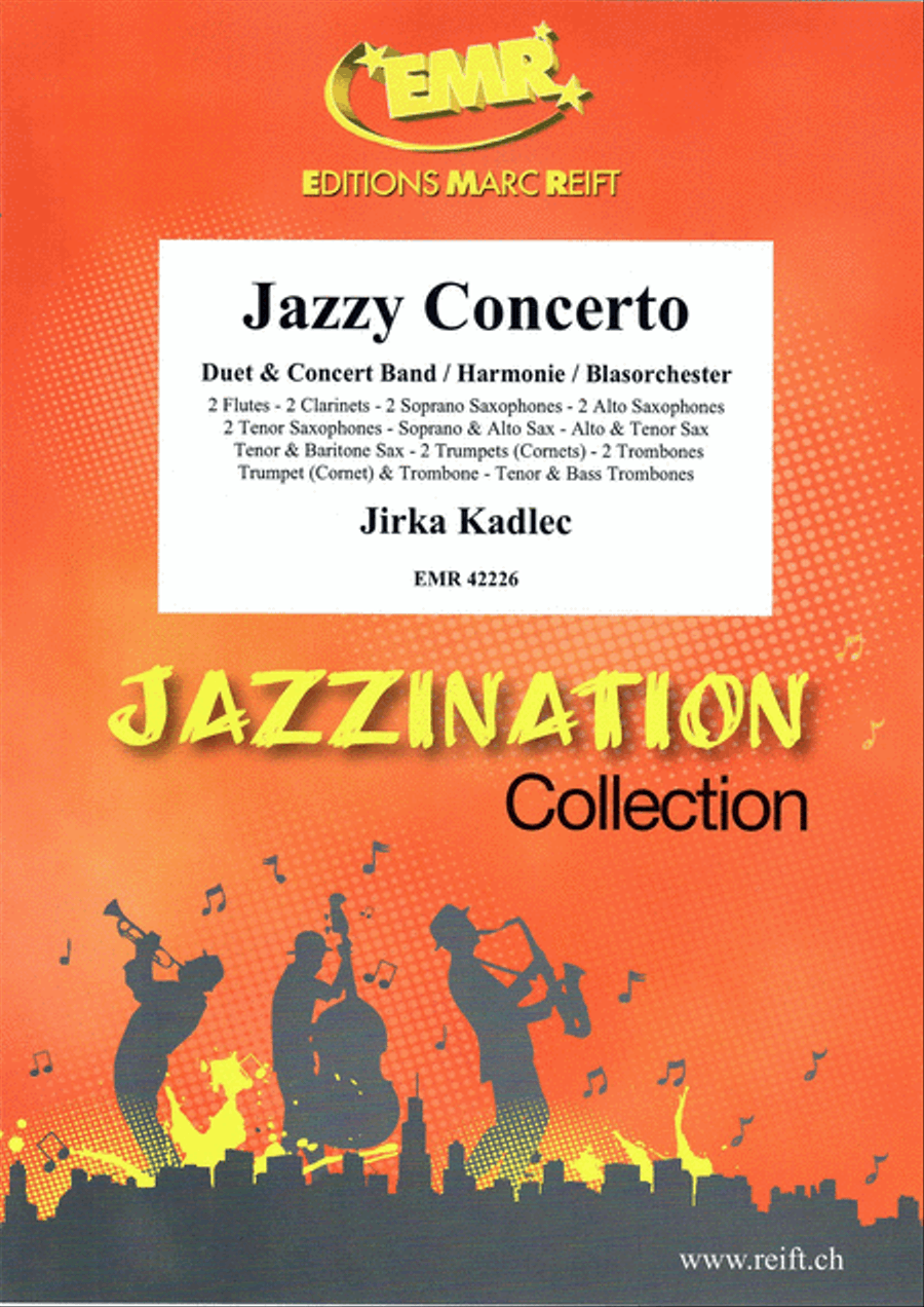 Jazzy Concerto Concert Band scores gallery preview page 1