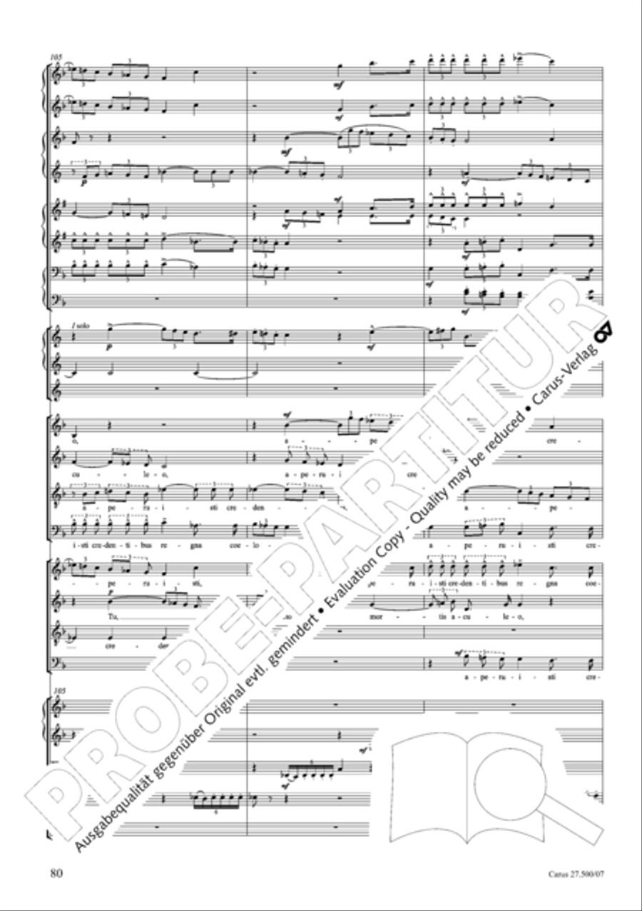 Quattro pezzi sacri Orchestra scores gallery preview page 81