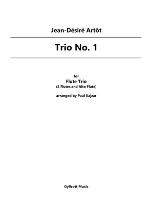 Book cover for Trio No. 1 (Flute Trio)