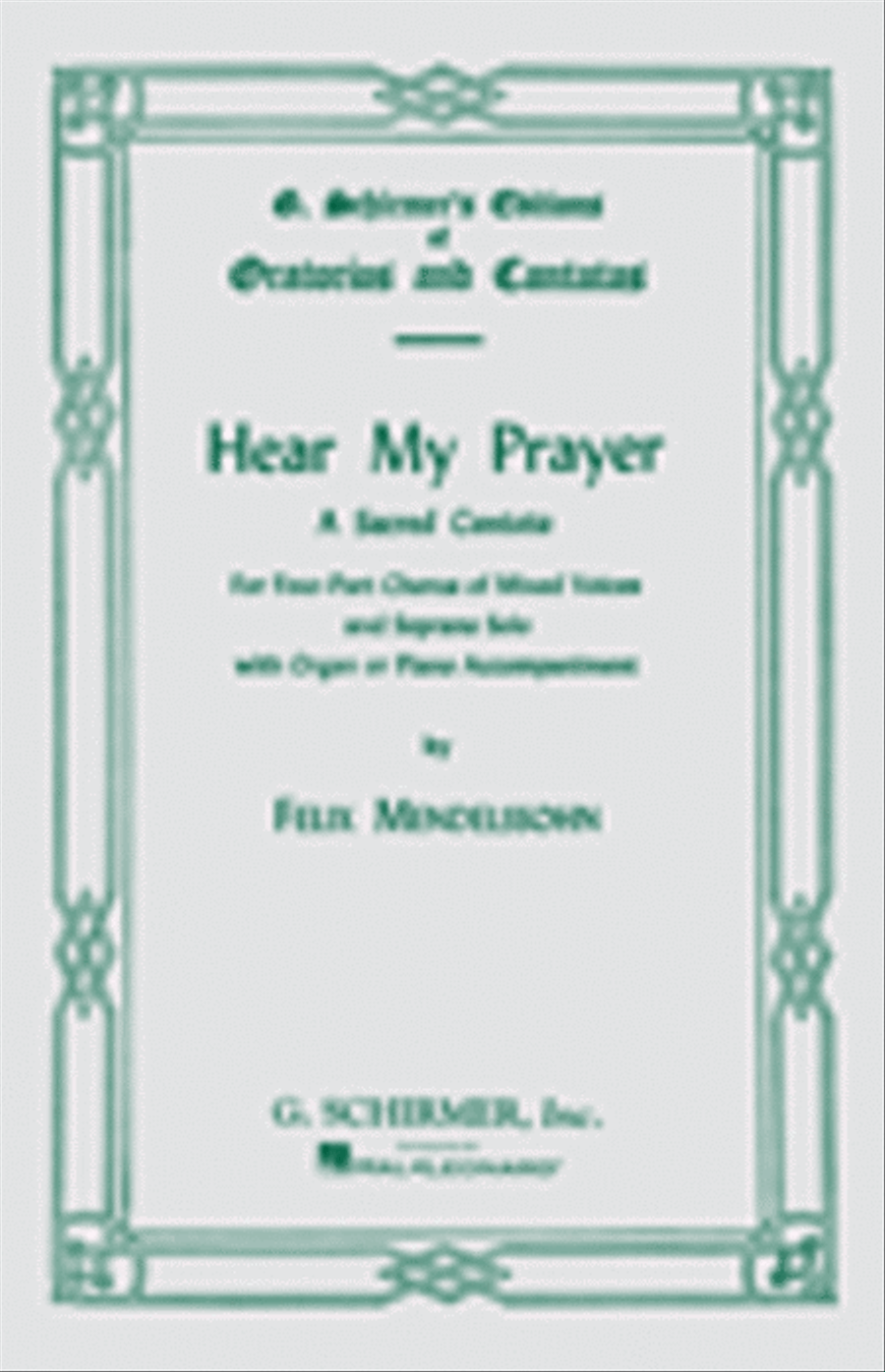 Hear My Prayer 4-Part scores gallery preview page 1