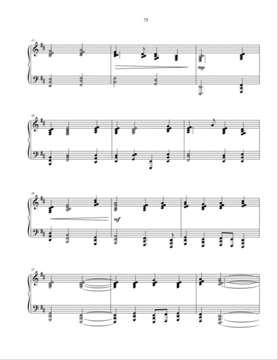 Sarabanda - original piano solo Piano Solo scores gallery preview page 3