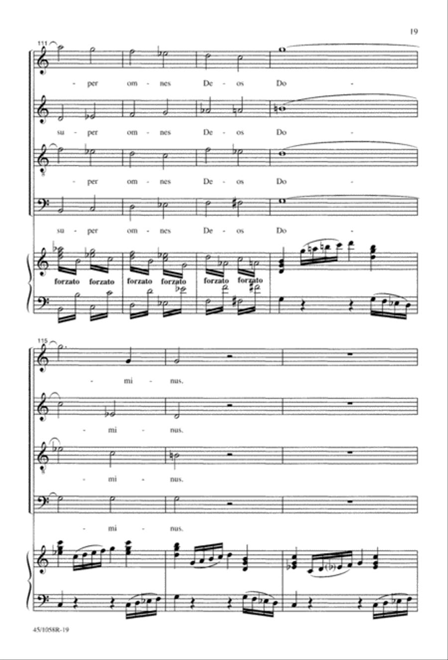 Cantate Domino 4-Part scores gallery preview page 21