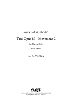 Book cover for Trio Opus 87 - Mvt 2