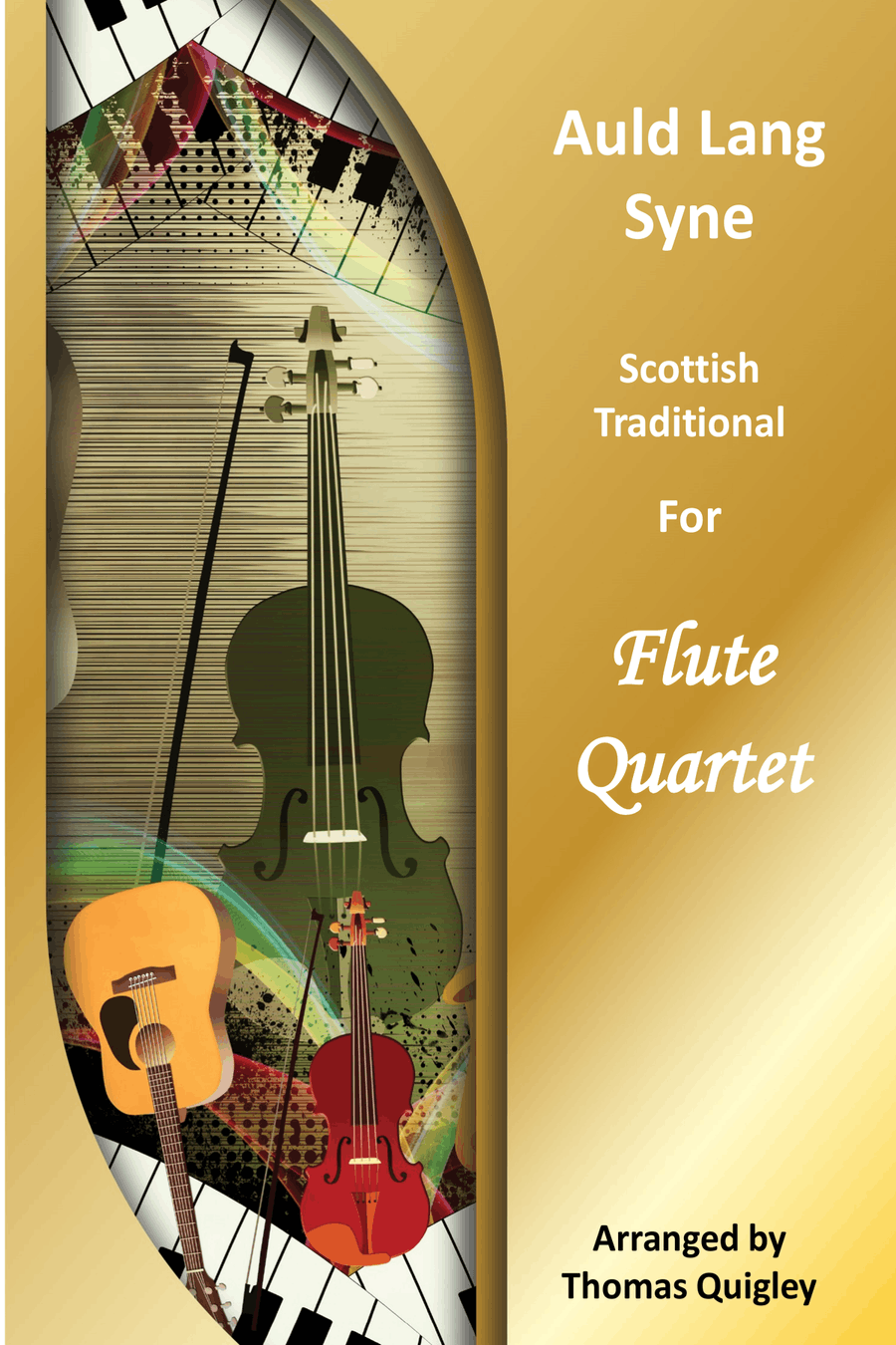 Auld Lang Syne Flute Quartet scores gallery preview page 1