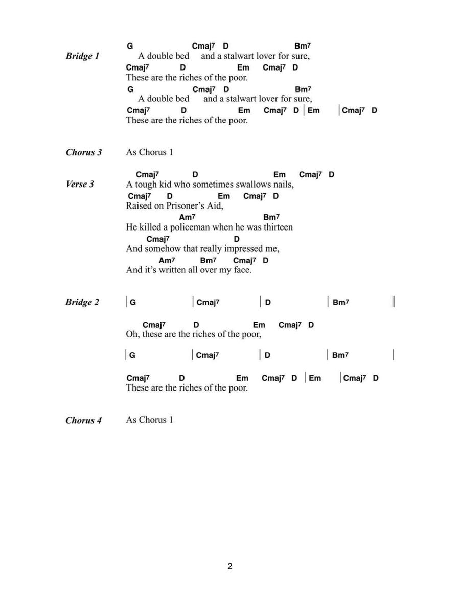 I Want The One I Can't Have Easy Guitar scores gallery preview page 2