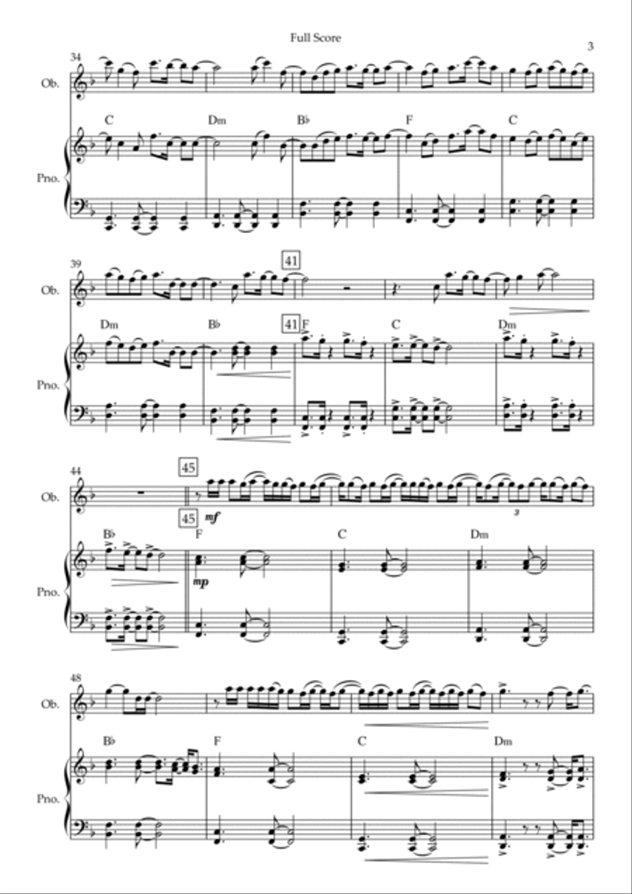 My Only One (no Hay Nadie Mas) Piano scores gallery preview page 3