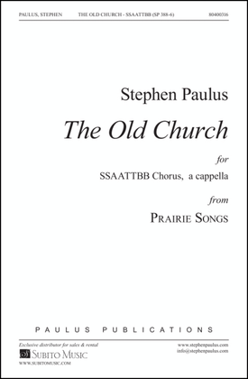 Book cover for The Old Church (PRAIRIE SONGS)